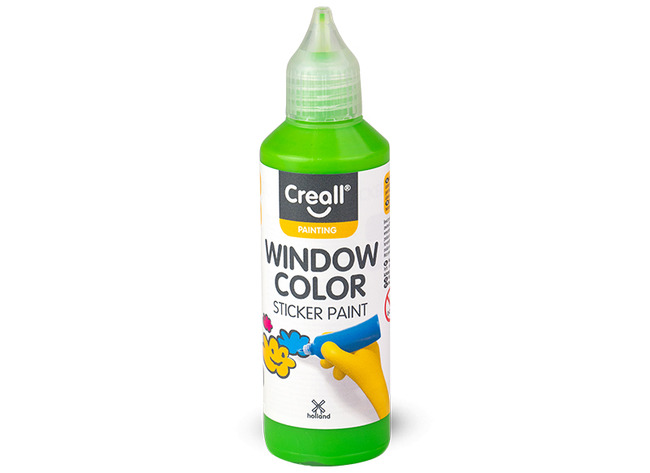 Verf - Mucki - Window Color P/kl. - Licht Groen - Per Stuk