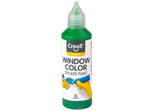 Verf - Vensterverf - Creall Window Colour - 80 Ml - Donkergroen - Per Stuk
