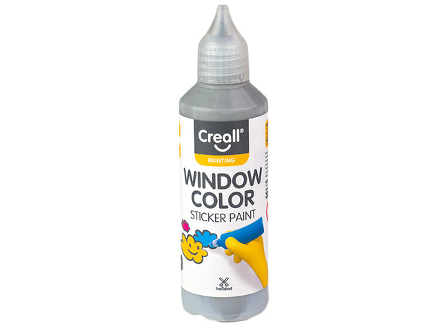 Verf - Mucki - Window Color P/kl. - Grijs - Per Stuk
