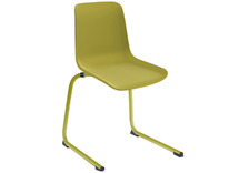 Stoel - Zenith - Sledepoot - onderstel groen - kuip groen - per stuk