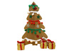 Knutselkarton - Kerst - 3D kerstbomen - set van 15