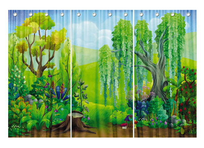 Poppenkast - Theaterdoek - Het Bos