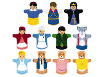 Poppenkast - poppenkastpoppen - sprookjesfiguren 11 stuks