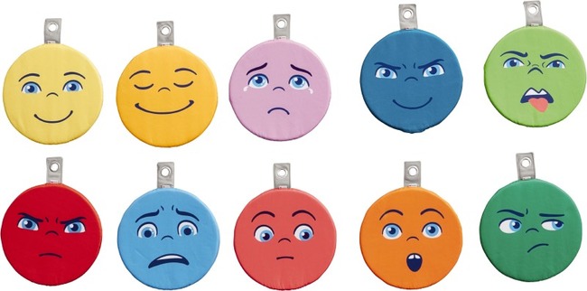 Emoties - Haba - Emotiezitkussens - Set Van 10