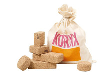 Constructie - blokken - kurk - korxx - babyset natuur set van 10