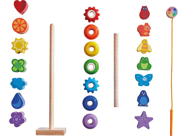 Rijgen - Haba - Motoriek-set Regenbogen