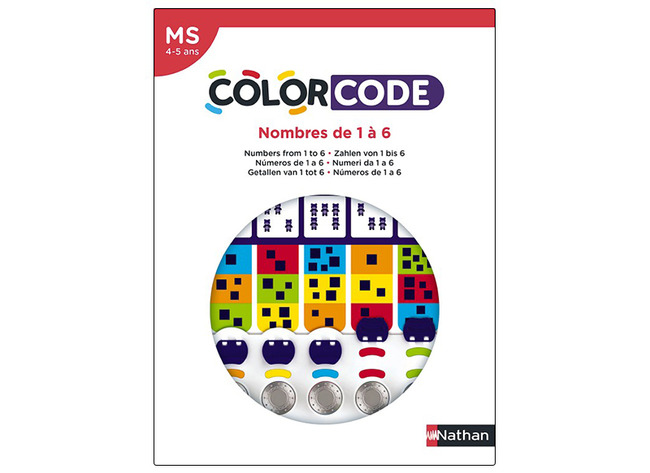 Spel - Rekenspel - Nathan Colorcode - Getallen 1 Tot 6 - Per Set