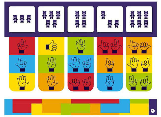 Spel - Rekenspel - Nathan Colorcode - Getallen 1 Tot 6 - Per Set