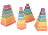 Open ended play - tickit - regenboog reeks - architect panelen - set van 24