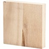 Icoon - hout - vierkant - kunstwerk - per stuk