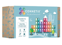Constructie - magnetisch - Connetix - pastel - rectangle pack - set van 24