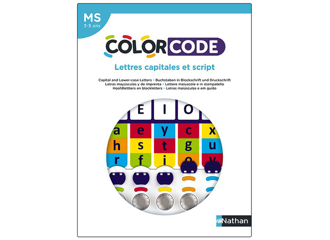 Telspel - Nathan - Colorcode - Hoofdletters En Kleine Letters