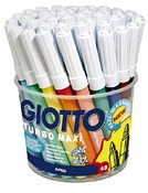 Stift - Kleurstift - Giotto - Turbo - Maxi - Ass/48 - Klasverpakking