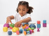 Open-ended - tickit Rainbow Wooden Super Set - hout - gekleurd - set van 84