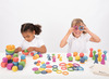 Open-ended - tickit Rainbow Wooden Super Set - hout - gekleurd - set van 84