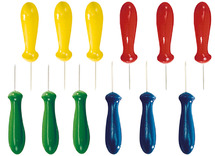 Prikken - naald - hout - set van 12