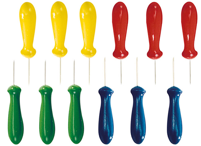 Naald - Priknaald - Hout - Set Van 12 Assorti