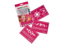 Schmink - Stencils - 3 stuks - meisjes motieven - per thema