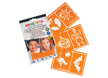 Schmink - Stencils - 3 stuks - halloween - per thema