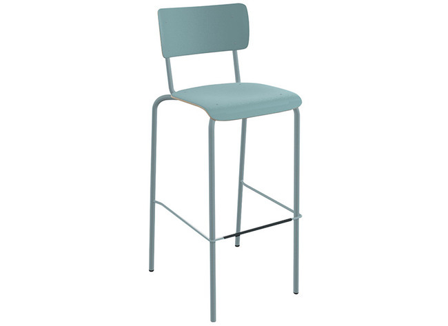 Stoel - College - Unikleur - Barstoel - Vierpoots
