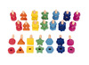 Schroeven - tickit Rainbow Wooden Nuts & Bolts - hout - gekleurd - fijne motoriek - set van 21