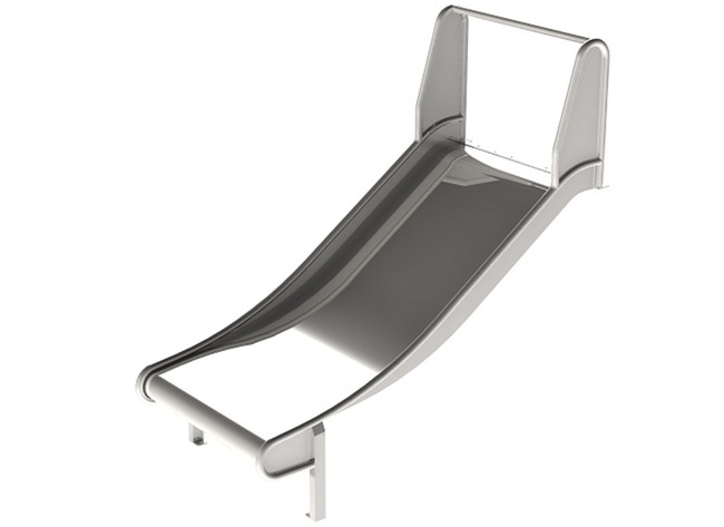 Rvs Glijbaan 150, Breed