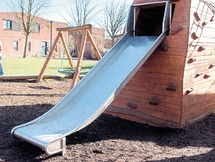 RVS glijbaan 200, breed