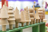 Speelgoed boomhut - tickit - houten bomen - set van 10