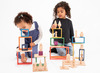 Speelgoed boomhut - tickit - houten bomen - set van 10