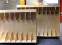 Garderobe - Kapstok - Mobiel - Rondo - Melamine