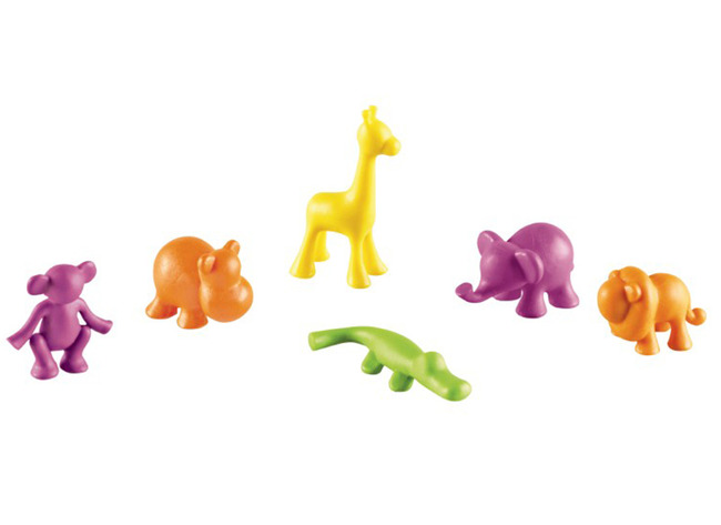 Sorteerfiguren - Learning Resources Wild About Animals Jungle Counters - Kunststof - Jungledieren - Set Van 72 Assorti