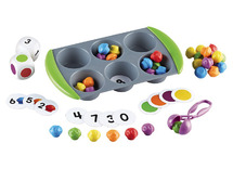 Kleur en tel - Learning Resources Mini Muffin Match Up Math Activity Set - per set