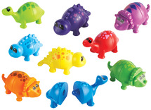 Vormen En Kleuren - Matching Dino'S - Set Van 9