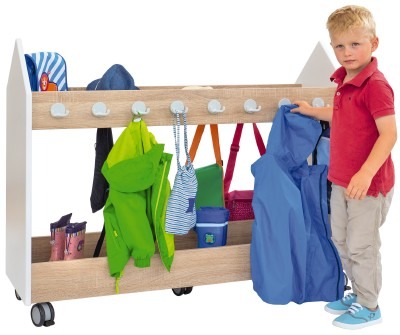 Trolley - Educasa - Wit - Per Stuk