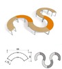 Zitbank - Metalen Poten - Rond