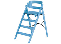 Hoge eetstoel - gerecycleerd kunststof - Kaos - Klapp - swedish blue - per stuk