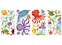 Muurdecoratie - Muurstickers - under the sea - per set