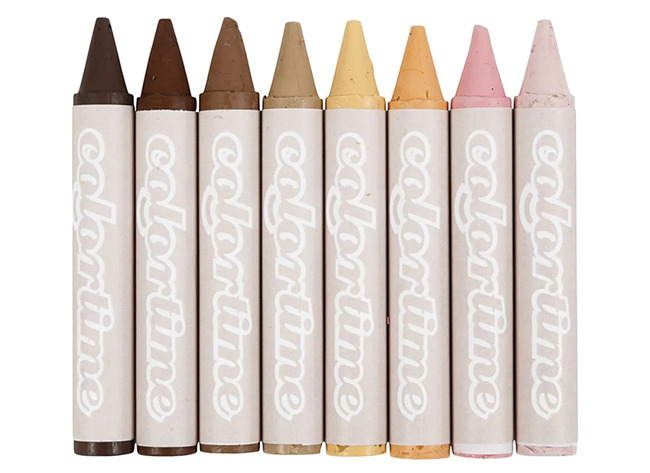 Waskrijt - Colortime - Huidskleur - Set Van 8