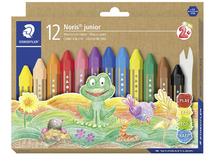 Waskrijtjes - Staedtler - Noris junior - set van 12