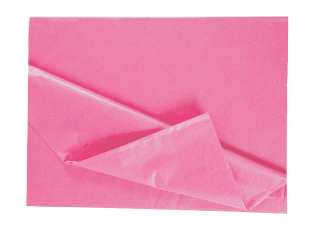 Knutselpapier - Zijdepapier - 50 X 70 Cm - Roze - Pak Van 26 Vellen