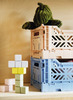 Opbergen - folding crates mini - per stuk - baby blue - per stuk