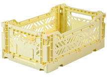 Opbergen - folding crates mini - per stuk - cream - per stuk
