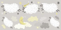 Muurstickers - Schaapjes Tellen