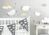 Muurdecoratie - Muurstickers - schaapjes tellen - per set