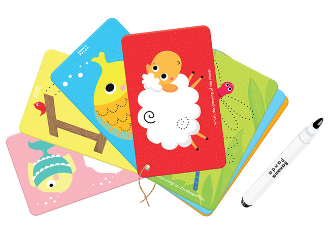 Vaardige Vingers - Banana Panda - Let's Write And Wipe - Dieren