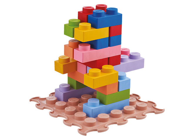 Blokken - Ortoto Soft Bricks - Kunststof - Set Van 32 Assorti