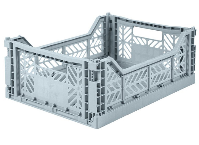 Opbergen - Folding Crates Midi - Per Stuk - Pale Blue - Per Stuk