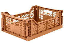 Opbergen - folding crates midi - per stuk - tan - per stuk