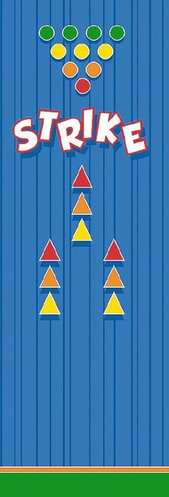 Speelmat - Bowling P/st