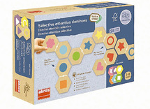 Spel - kleur en vorm - Akros Selective Attention Dominoes - per spel
